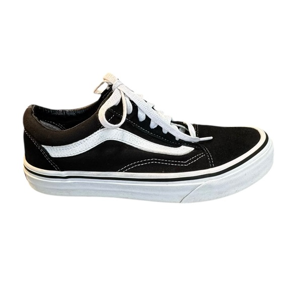 Vans Black and White Women's Sneakers - Picture 2 of 10